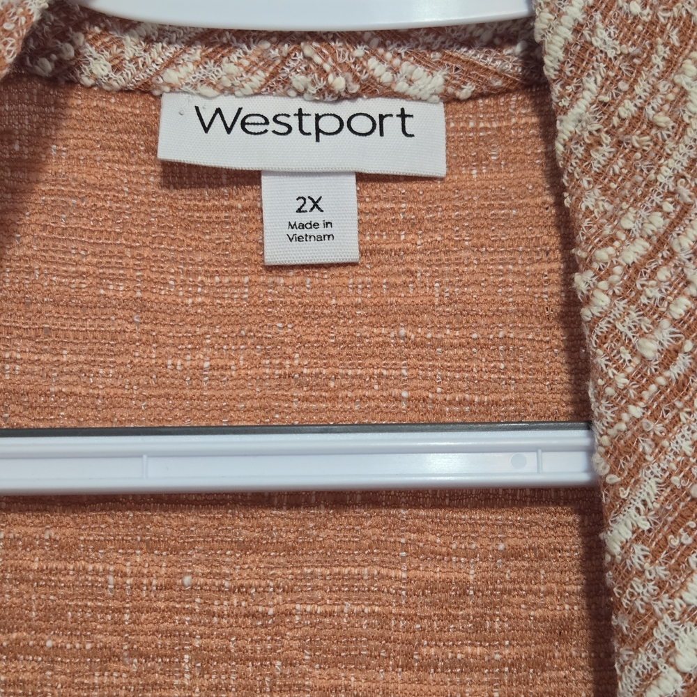 Westport Marled Open Front Cardigan - Picture 3 of 7